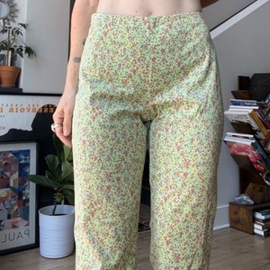 VTG Y2K Cotton Stretch Capri Pants