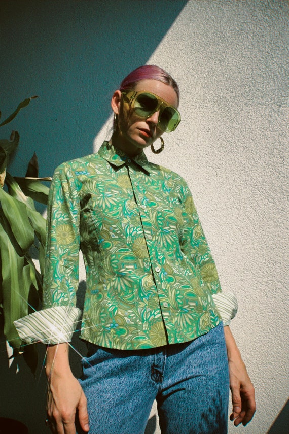 VTG Liz Claiborne Cotton Blouse