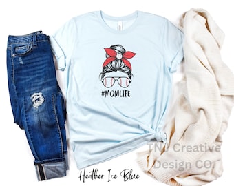 Baseball Mom Shirt für Mom Life Shirt für Frauen Tshirts für Moms Day Geschenk für Muttertagsgeschenk für Mütter Geburtstagsgeschenk für Mom