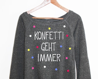 Sweater Konfetti Pullover Hipster Vintage Punkte