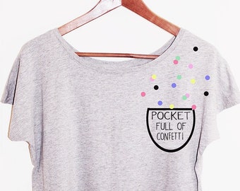 Shirt Konfetti Blogger Hipster Vintage Punkte