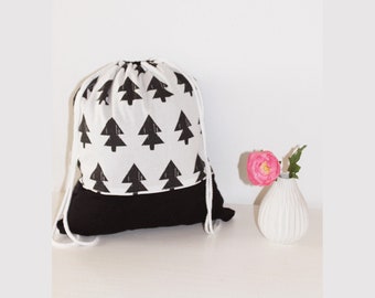 Gymnastic bag fir Tree backpack hipster Gymsac Blog