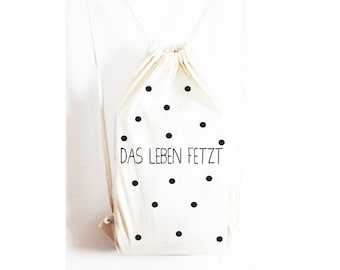 Sac de sac de jute Kitbag confettis de blogger points