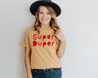 Shirt SUPER Konfetti Blogger Hipster Vintage Punkte
