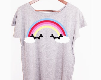 Chemise yeux Rainbow hipster blogueurs