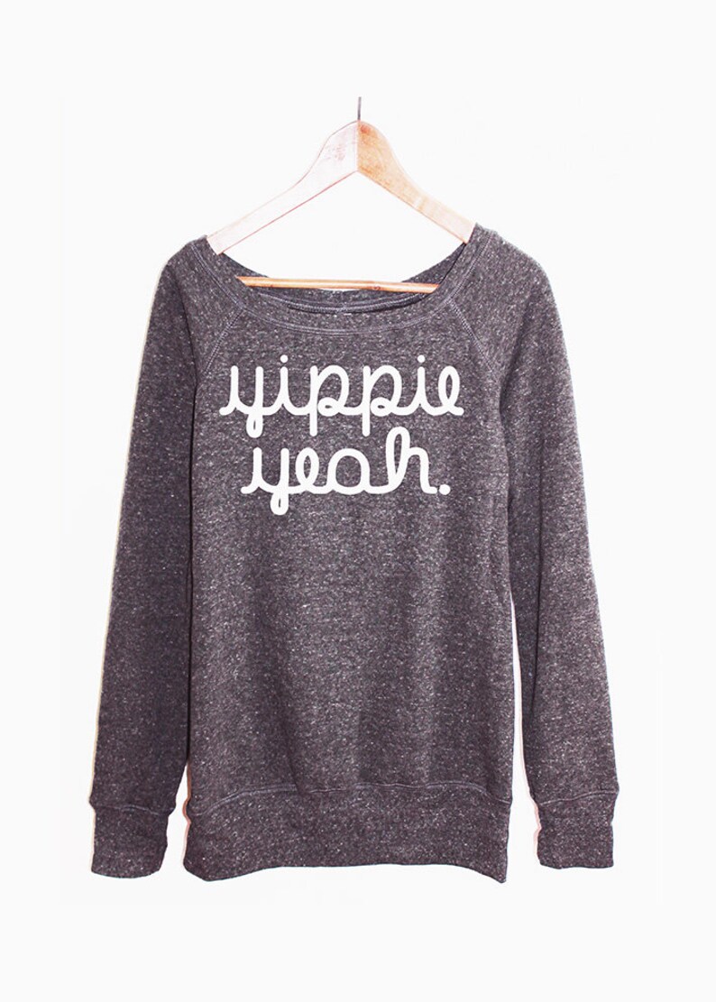 Sweater Yippie points Triangle hipster vintage image 1