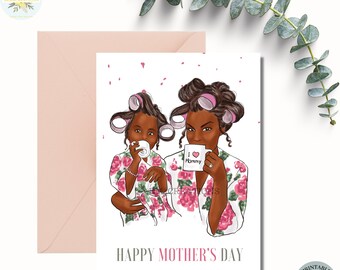 African American Mothers Day Card Printable Mothers Day Card Mother ...