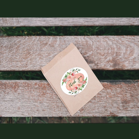 Pink Pumpkin Thank You Stickers Tag Printable Il_570xn