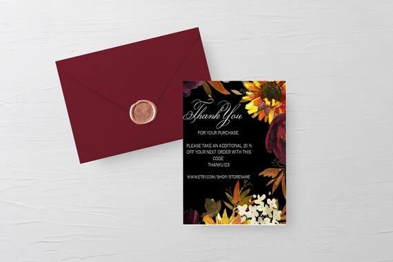 Business Thank You Card Printable Il_570xn