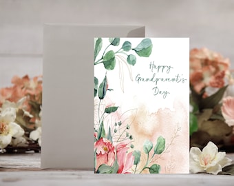 Grandparents Day Card Printable Instant Download