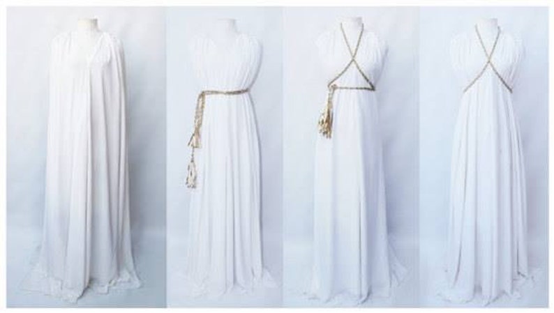 grecian silk dress