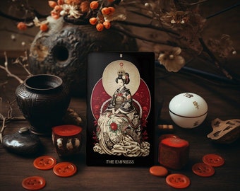 Kinkuro Tarot Deck - Japanese Culture Inspired, 78 Cards