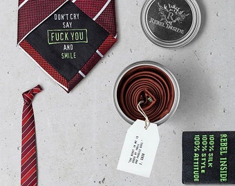 Business Tie "Cash" red