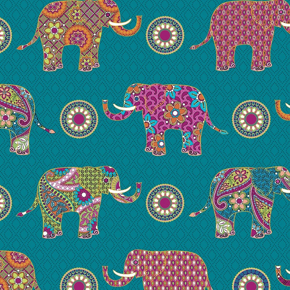 Jerseystoffe Kindermotive Jersey Stoff Mit Elefanten Meterware Elefant