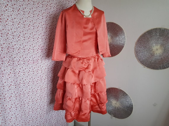 Volants dress with bolero
