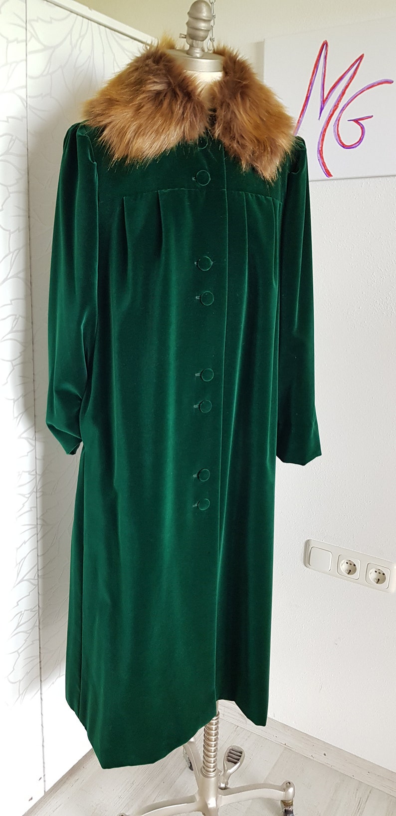 Velvet dress or coat