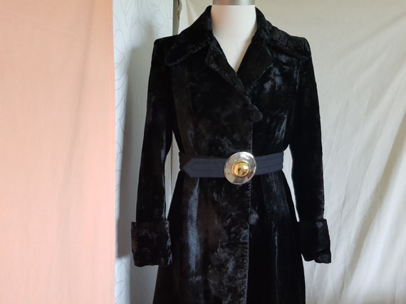 Vintage velvet coat 50s
