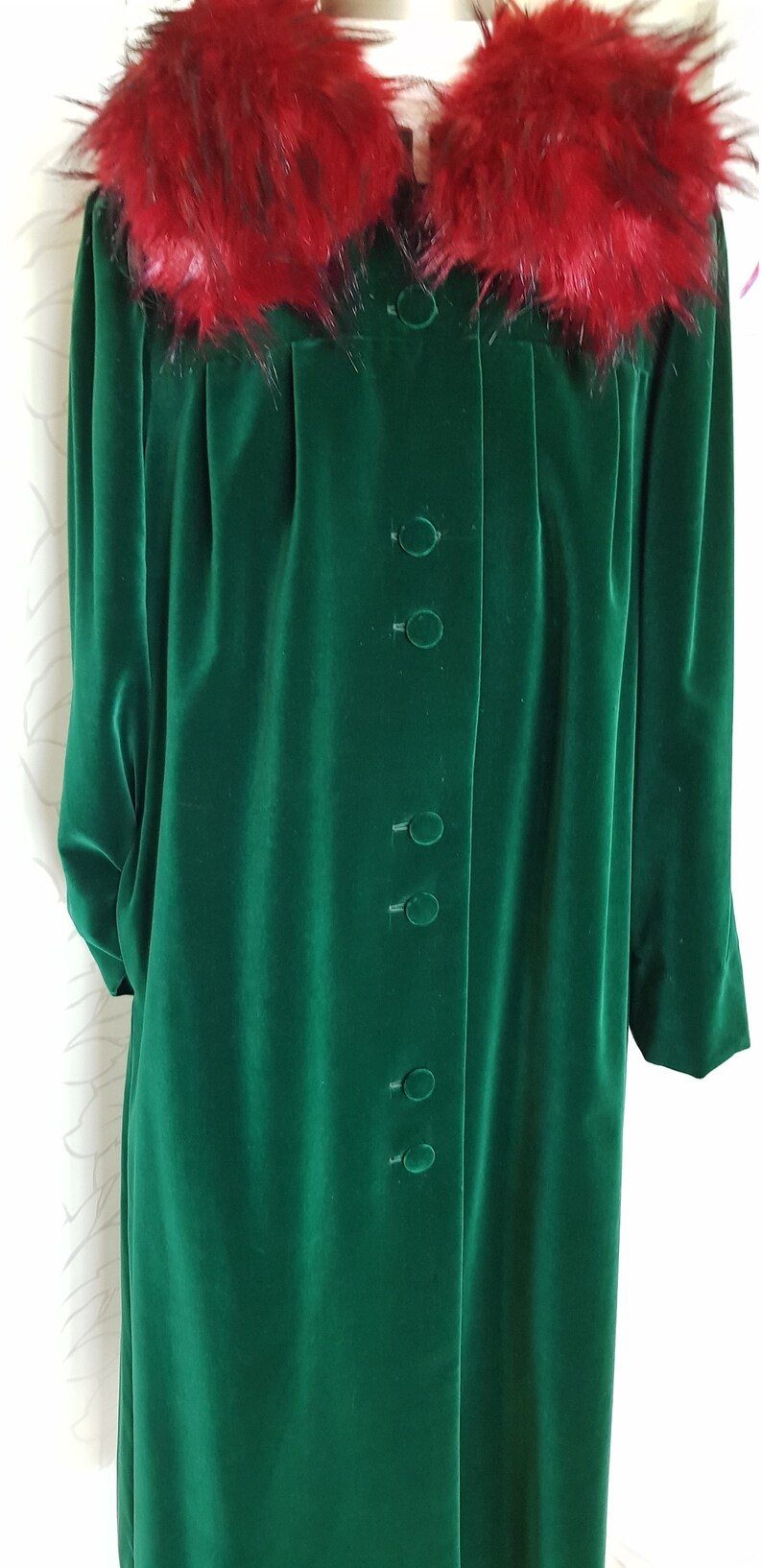 Velvet dress or coat