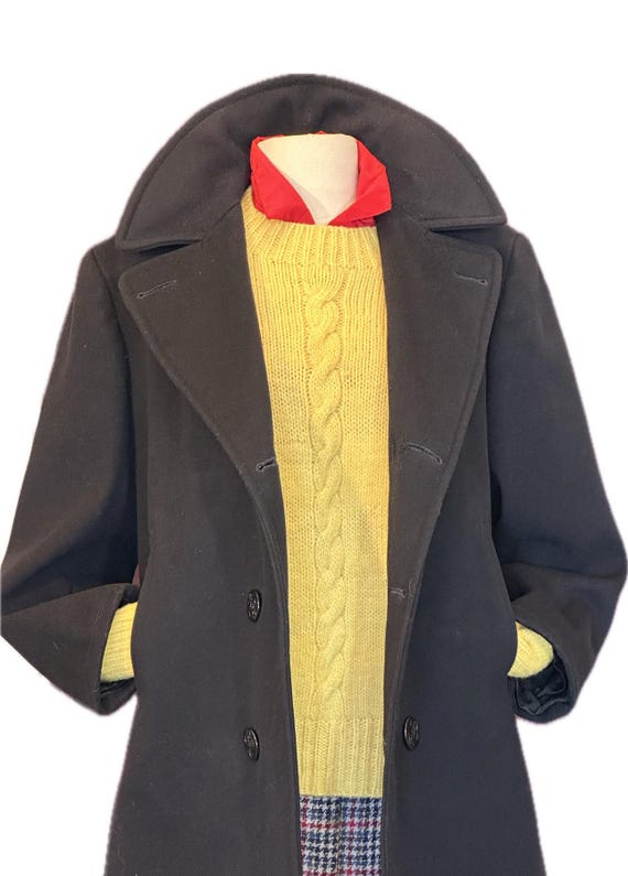 Original Pea Coat Willards 8 button stenciled - image 1