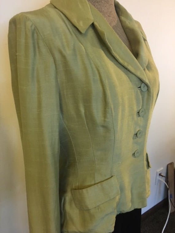 40's chartreuse jacket