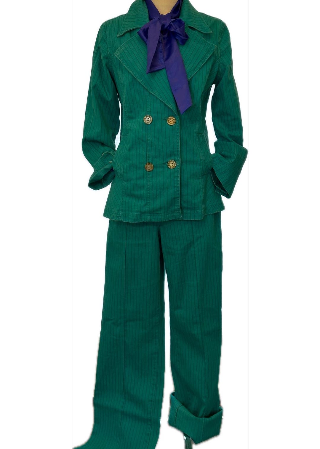 Green Multicolor Digital Printed Festive Pant Style Suit