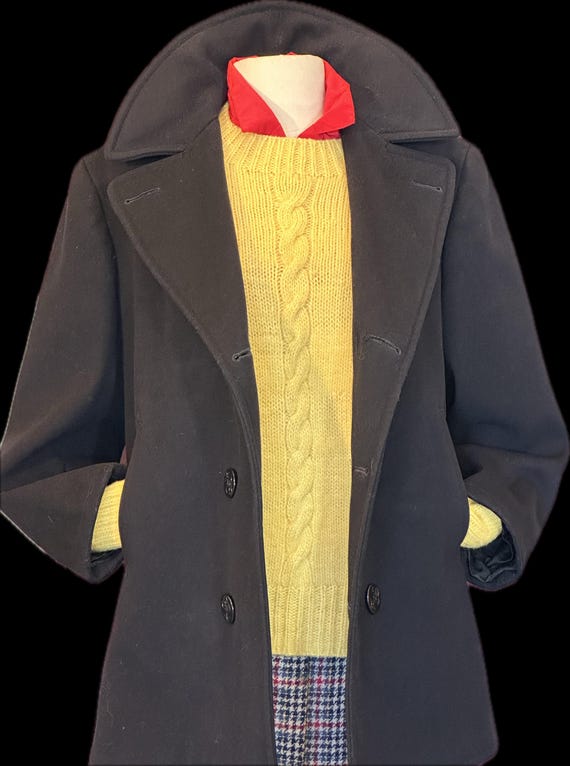 Original Pea Coat Willards 8 button stenciled - image 6