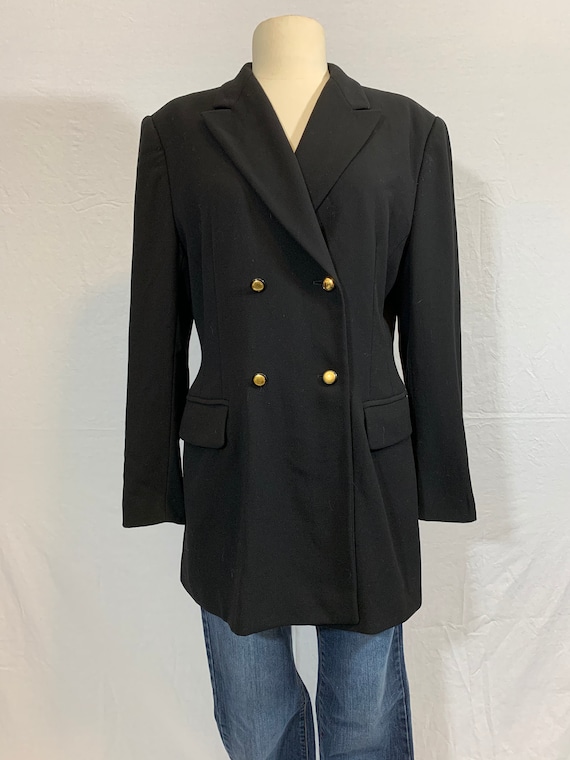 Escada Long Black Blazer Margaretha Ley