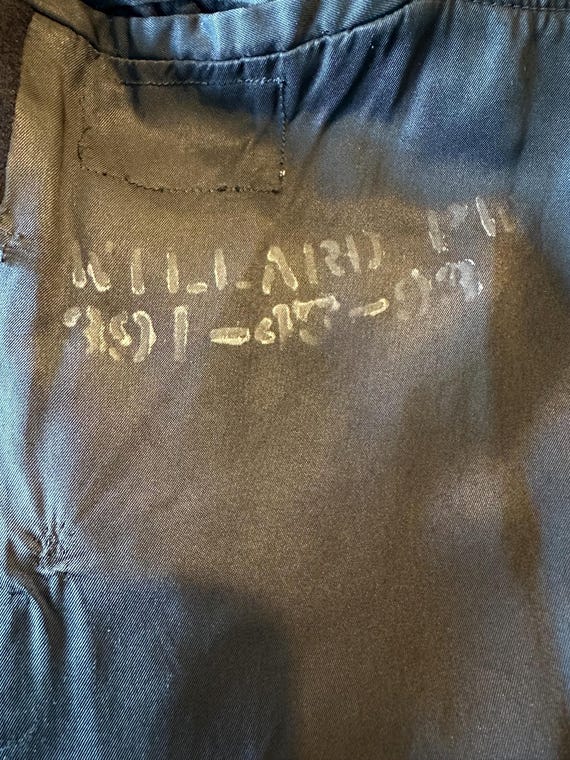Original Pea Coat Willards 8 button stenciled - image 10