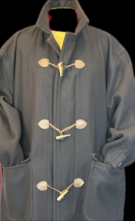 I am dork 90’s Duffle Coat　col-Dark navy Men's Classic Fit Duffle Coat Navy | Original Montgomery