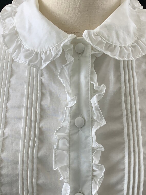 Laura Ashley Prairie blouse - rare larger size lon