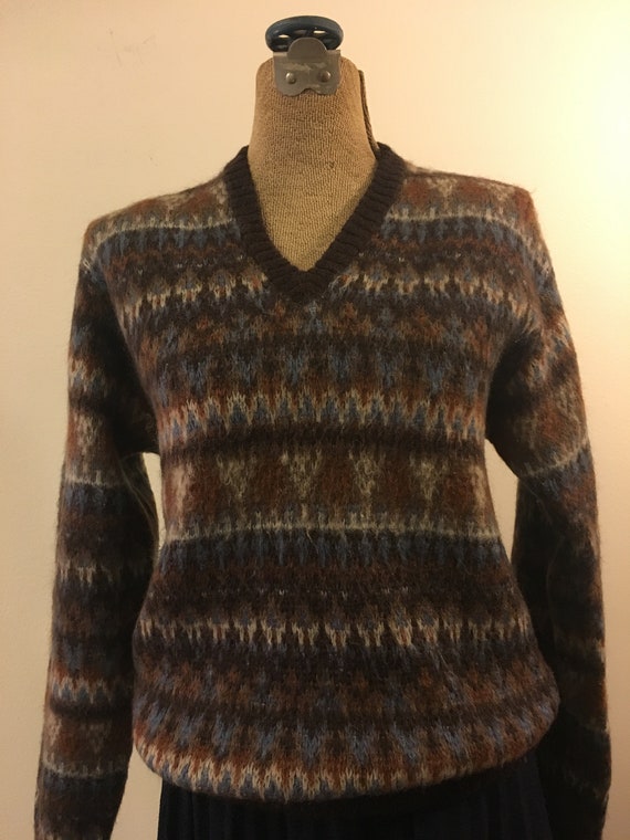 Jantzen wool and mohair 60's ski sweater