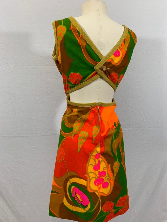 Bareback 60's mod sun dress