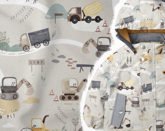 Softshell - Baustellenkarte //  Softshellstoffe Meterware // Katschinka