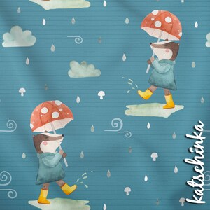 Softshell - Regenspass // Softshellstoffe Meterware // Katschinka imagen 4