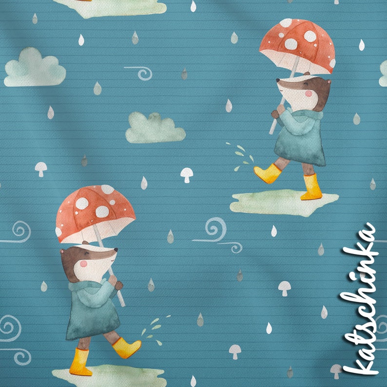 Softshell - Regenspass // Softshellstoffe Meterware // Katschinka imagen 4