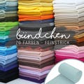 Softbündchen uni | Bündchen Meterware glatt | Bündchenstoff | Schlauchware | Feinstrickbündchen | - verschiedene Farben product logo