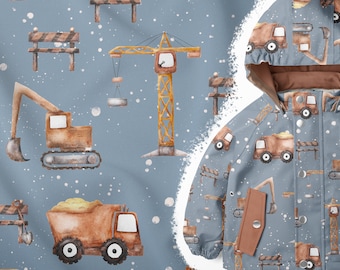 Softshell - Baustelle //  Softshellstoffe Meterware // Katschinka