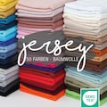 Baumwolljersey uni / JERSEY Meterware  / Jerseystoff / Jerseystretch - verschiedene Farben product logo