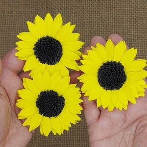 Sunflower Ukrainian - Sunflower decor -3D Flower  - Artificial flowers - Sunflower lover - price for 1 piece