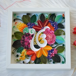 Ik Onkar Wandkunst, Punjabi Kunst, Ek Onkar, Gurbani Kunst, Ek Onkar Papier quilled, Sikh Kunst, Sikh Geschenk, Punjabi Wandkunst, Sikh religiöses Geschenk