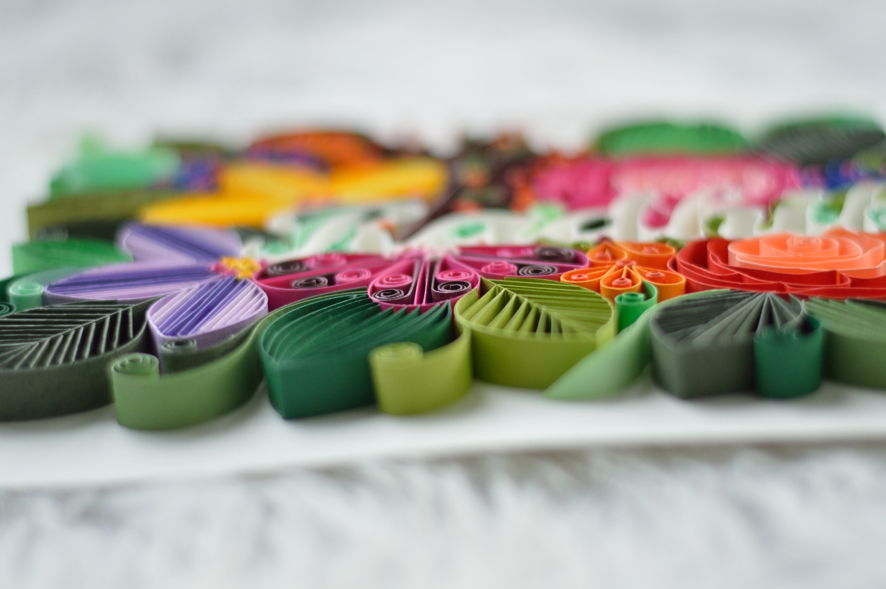 Quilling Name Frame Home Decor / Baby Shower Gift for Her /him Quilled