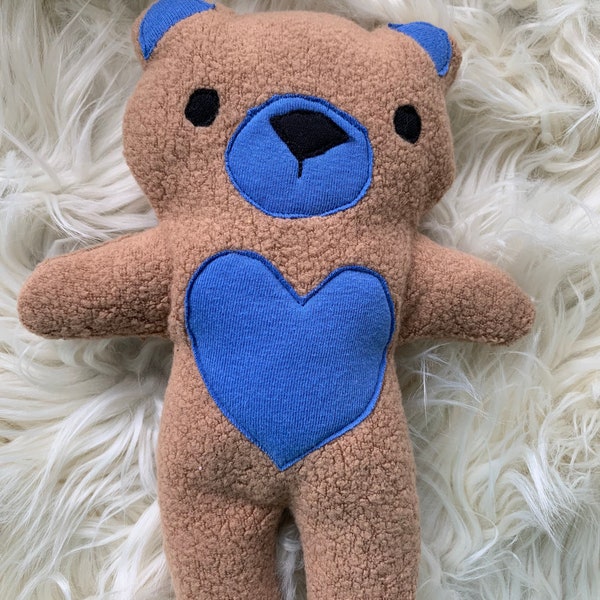 Organic medium dog toy, dog toy, organic, soft dog toy, squeaker dog toy, teddy bear toy, Christmas bear, best teddy bear, first bear