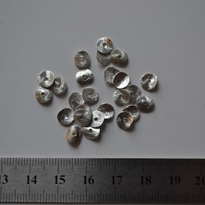 925 er Silberscheibe Sterlingsilber 5 mm gewellt VE 6 Stück 7,40 Bild 1