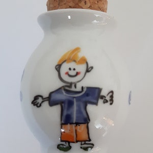 Milk tooth box with name, person, hair color image 4