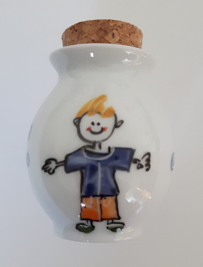 Milk tooth box with name, person, hair color image 4