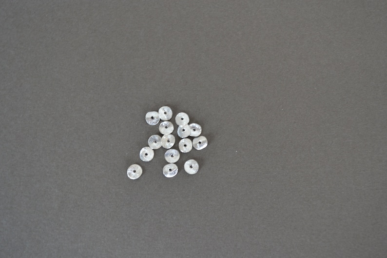 925 er Silberscheibe Sterlingsilber 5 mm gewellt VE 6 Stück 7,40 Bild 2