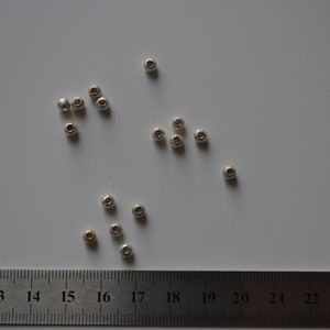 Silver 925 ball 4.0 mm diameter spacer 4 pieces = 4.90