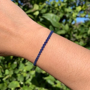 Half Hitch Macrame Bracelet | Minimalist Bracelet | Simple Bracelet | Stacking Macrame Bracelet