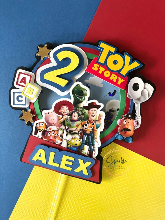 TOY STORY Cake Topper/shaker Cake Topper/disney Toy Story/buzz Etsy