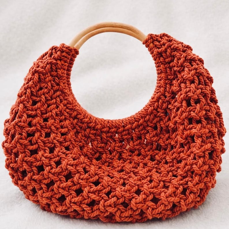 Macrame Bag Tutorial - DIY English/Italiano (Digital Download) Mila Ring Bag from Milan image 13